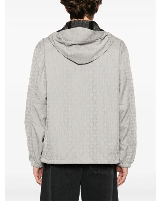 Cortavientos con monograma 72 en jacquard Givenchy de hombre de color Gray