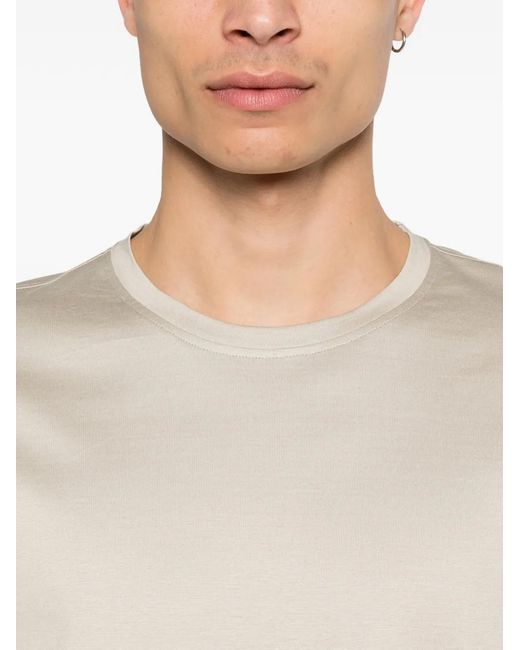Corneliani White Crew-Neck T-Shirt for men