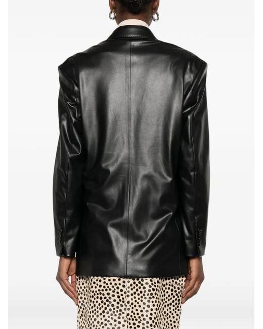 Eraldo Black Double-Breasted Pocket Blazer