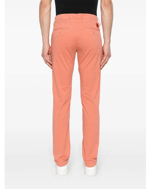 Jacob Cohen Red Pantalon Chino Bobby À Taille Basse for men