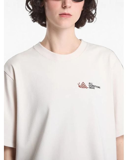 Nike White Acg Logo-Print T-Shirt