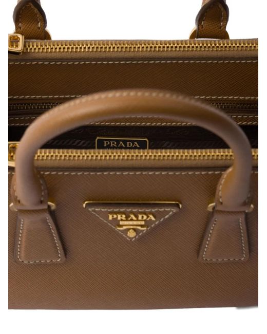 Bolso Galleria mini Prada de color Brown