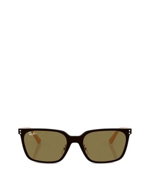 Ray-Ban Black Square-Frame Sunglasses