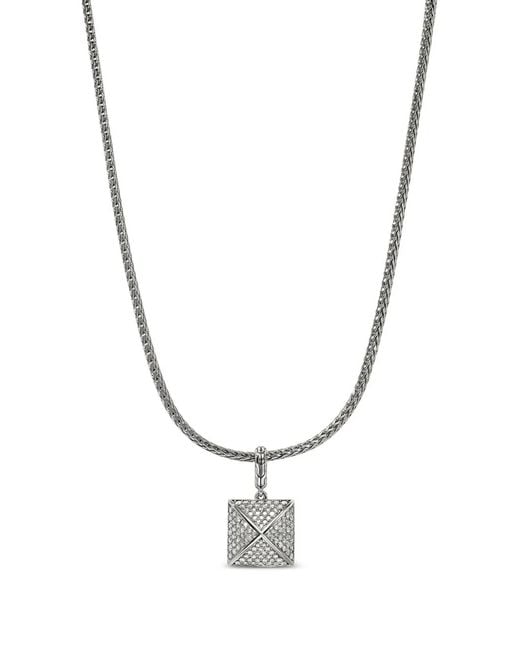 John Hardy Metallic Icon Diamond Necklace