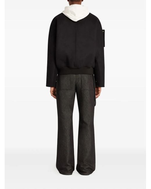 Courreges Black Zip-Up Jacket
