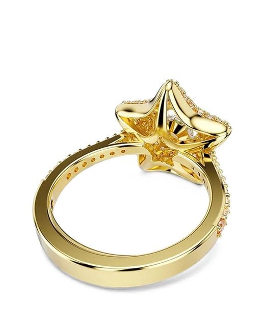 Swarovski Metallic Sublima Crystal-Embellished Star Ring