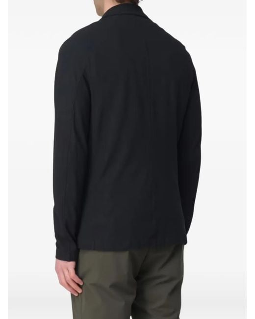 Zanone Black Patch-Pocket Blazer for men