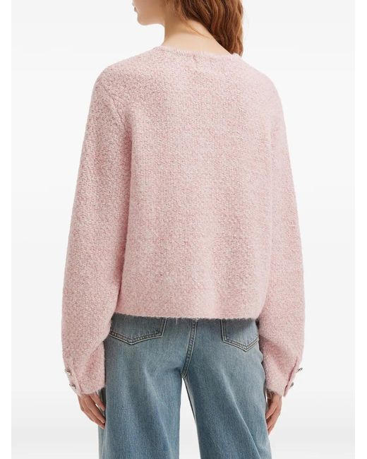 B+ AB Pink Pockets Buttoned Cardigan
