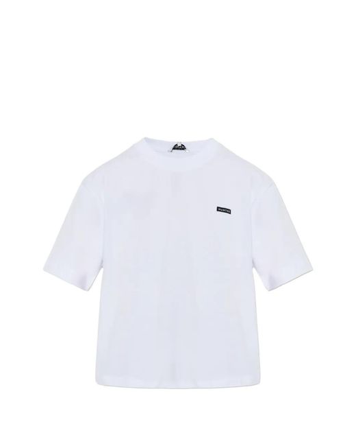 Munthe White Bellamy Logo-Detail T-Shirt