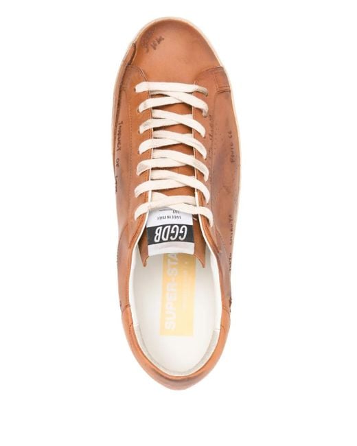 Golden Goose Deluxe Brand Pink Iconic Sneakers Super Star for men