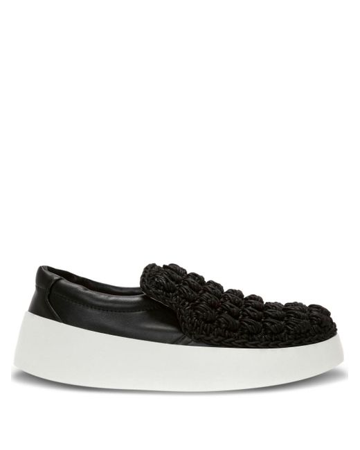 J.W. Anderson Black Popcorn Leather Loafers for men