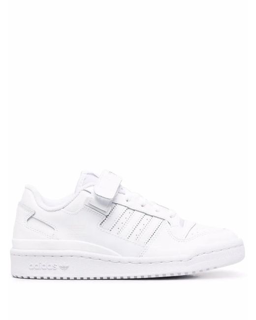 Adidas White Forum Low Sneakers