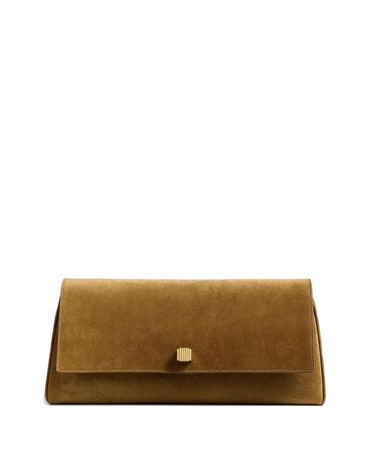 Khaite Brown Audrey Clutch Bag