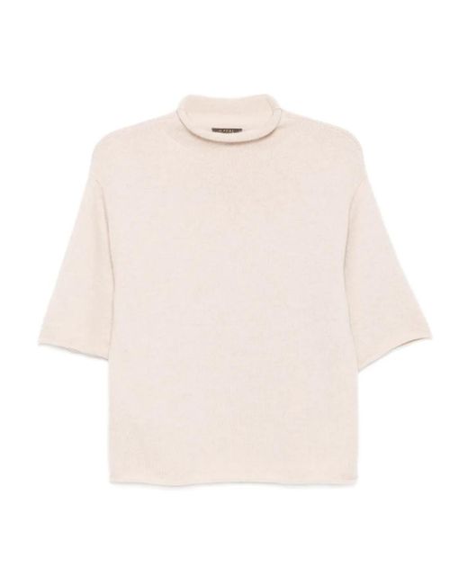 N.Peal Cashmere タートルネック ニットトップ White