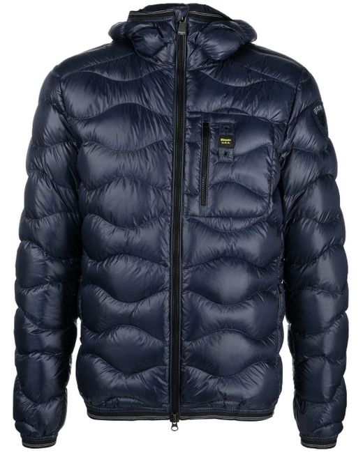 Blauer Featherdown Quilted Jacket in Blue for Men Lyst