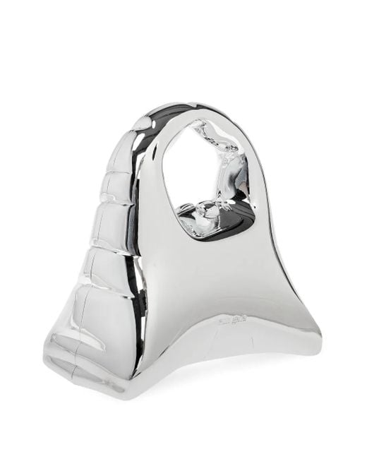 Cult Gaia Metallic Inara Tote Bag