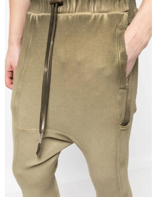 Boris Bidjan Saberi Natural Drawstring-Waist Track Pants for men
