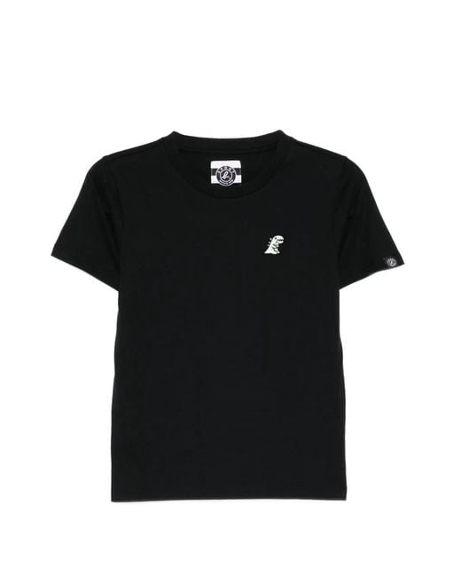 SPORT b. by agnès b. Black Flower Dino Patched T-Shirt