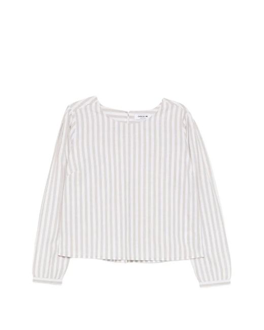 Care By Me White Cecilie Blouse