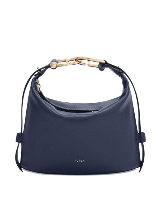 Furla Blue Nuvola Mini Bag