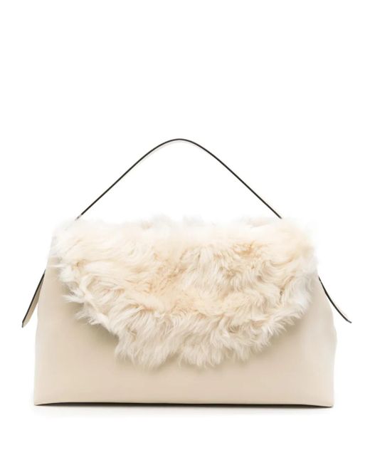 Totême Lammy Shopper in het Natural