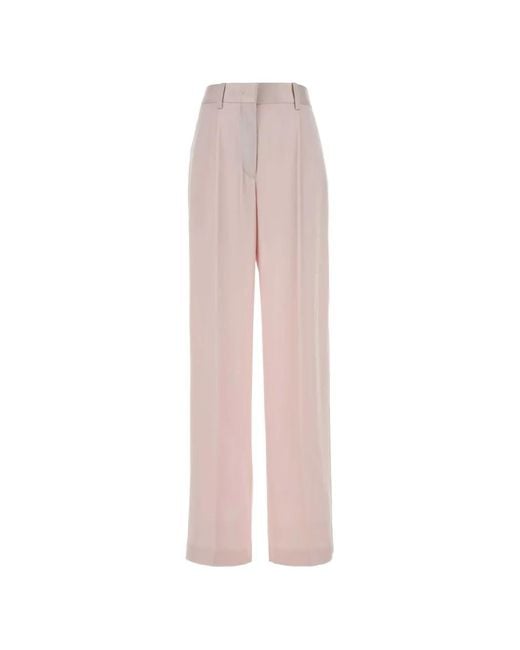 Jil Sander Pink Pleated Trousers
