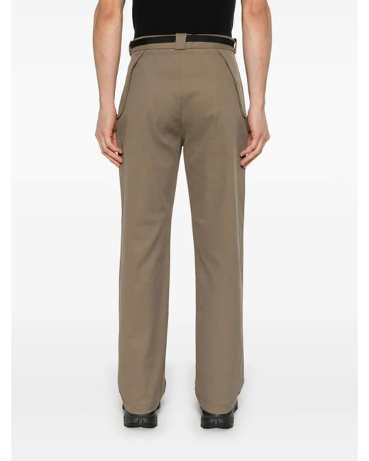 Roa Brown Belted Chinos for men