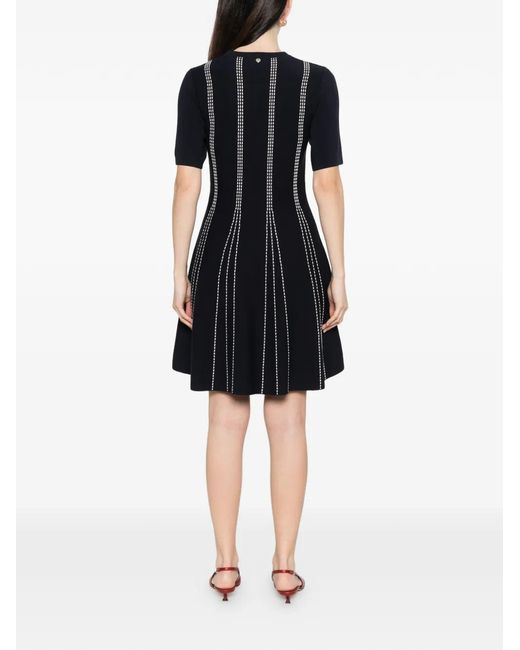 Liu Jo Black Short Knit Dress