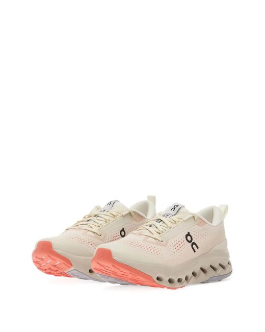On Shoes White Cloudsurfer Trail 2 Sneakers for men