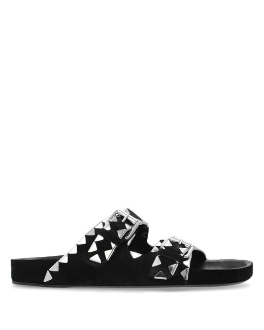 Isabel Marant Black Lennyo Pantoletten