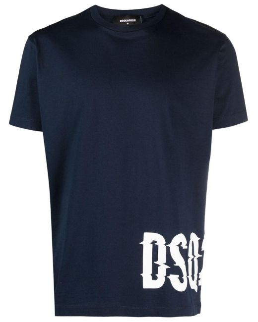DSquared² Cool T-Shirt mit Logo-Print in Blue für Herren