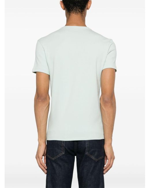 Tom Ford White Round-neck Shortsleeved T-shirt for men