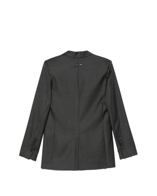 Barbara Bui Gray Blazer À Simple Boutonnage