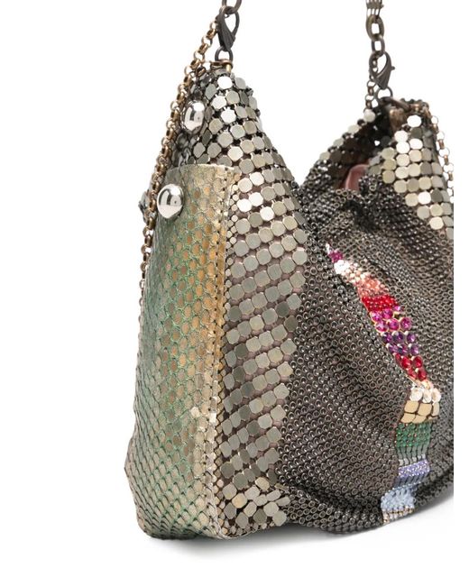 Laura B White Chain-Strap Mini Bag