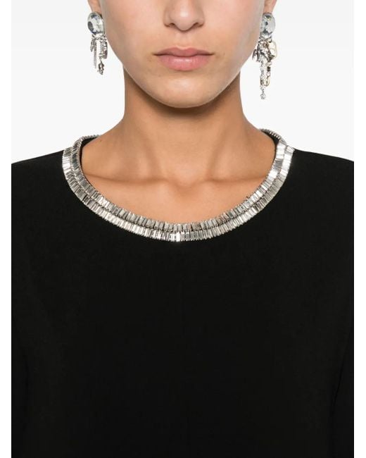 Pennyblack Black Embellished Mini Dress
