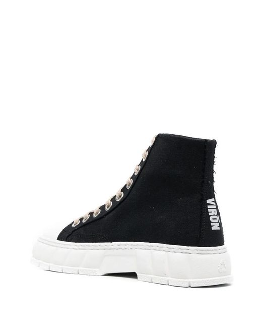 Viron Black 1982 Techno Sneakers