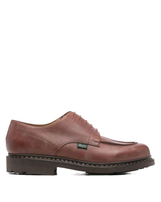 Paraboot Brown Chambord Derby Shoes for men