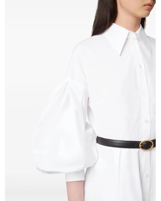Nina Ricci パフスリーブ ミニドレス White