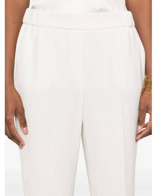 Antonelli White Tapered Trousers