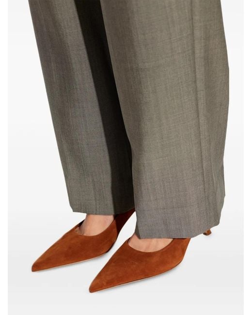 Ferragamo Brown Elydea Pumps