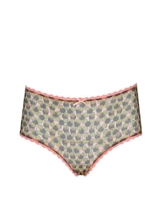 Laura Urbinati Gray Culotte En Tulle À Pois