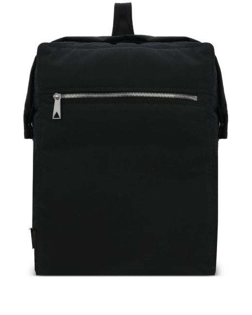 Bottega Veneta Black Zip-up Backpack for men