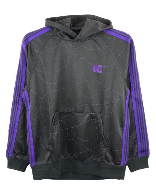 Needles Blue X Dc Graphic-Print Hoodie for men