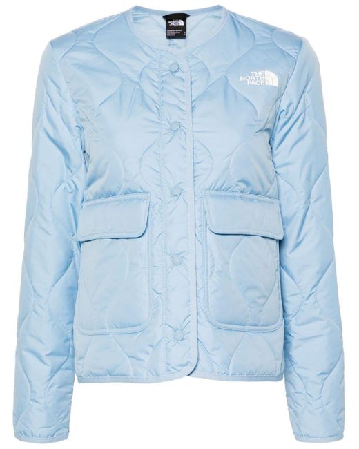 The North Face Blue Gesteppte Ampato Jacke
