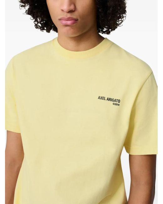 Axel Arigato Yellow Legacy T-Shirt for men