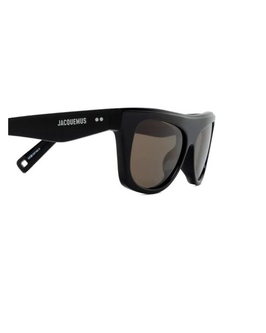 Jacquemus Black Geometric-Frame Sunglasses