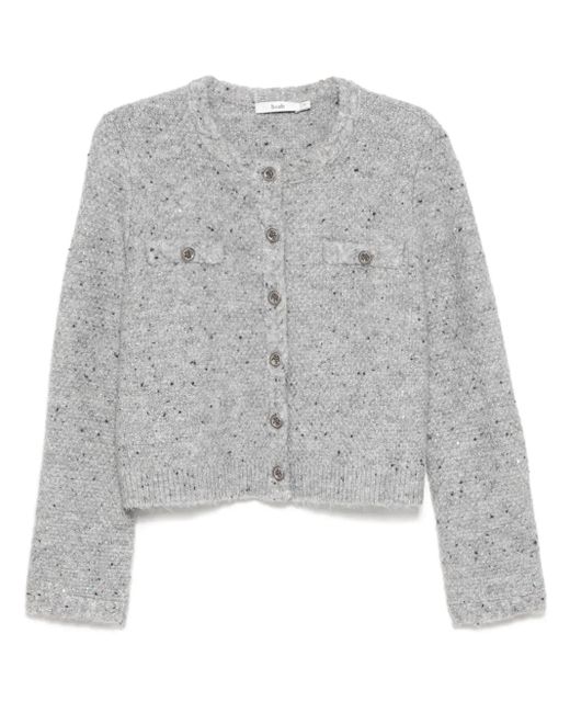 B+ AB Gray Crew Neck Cardigan