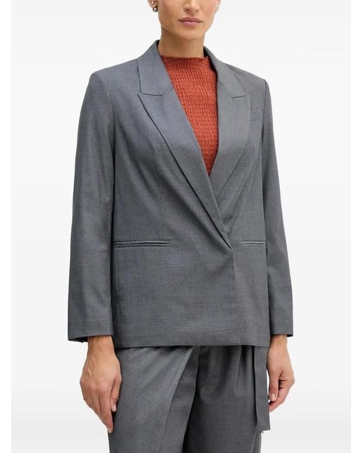 Sisley Gray Tie Blazer