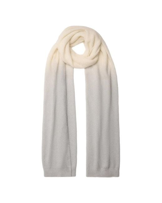 Fabiana Filippi White Ombre-Effect Scarf