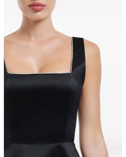 Abito Corto Con Ruches di POST MERIDIEM in Black